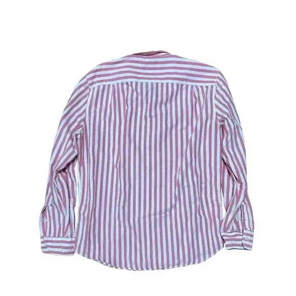 American Eagle Outfitters Red and White Stripe Shirt Size L - Picture 2 of 5
